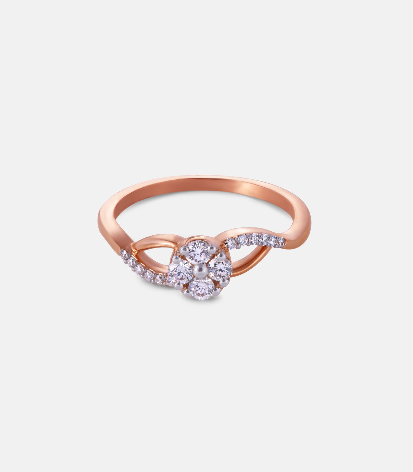 Diamond Blossom Bloom Ring