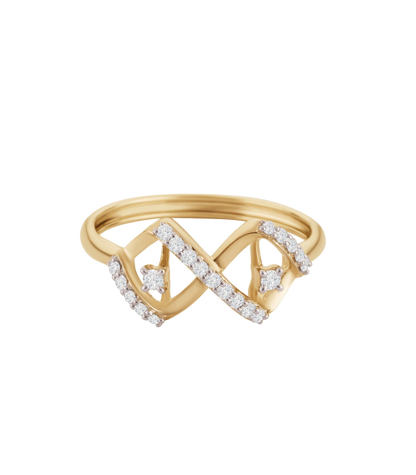 Diamond Radiant Twist Ring