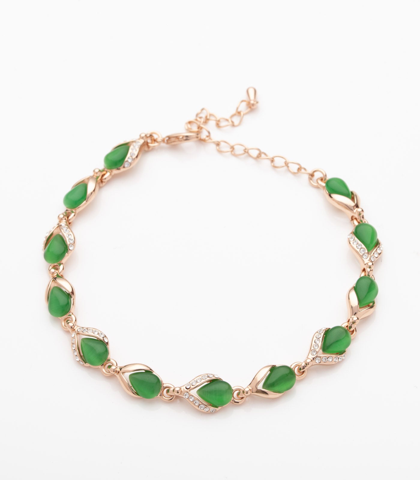 Green Party Bracelet (Brass)