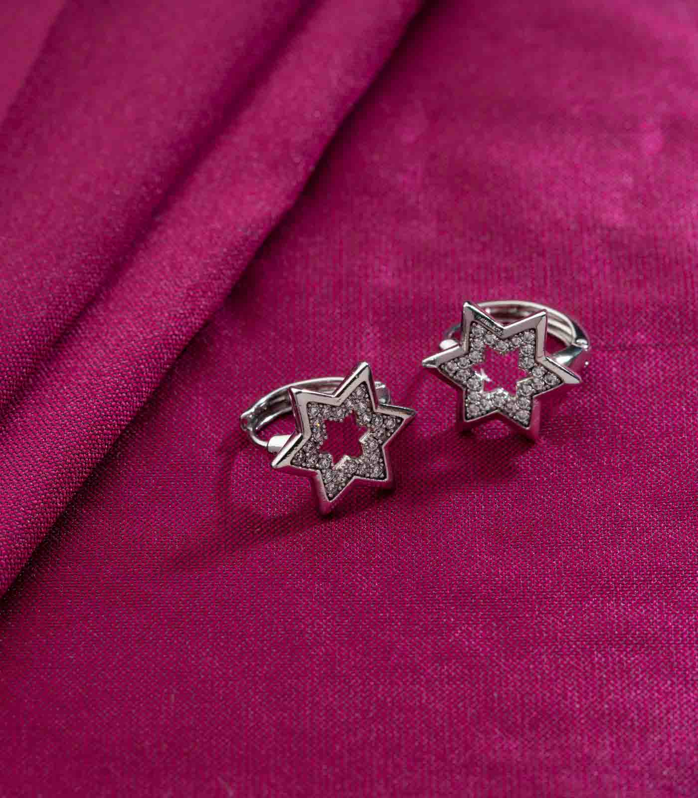 Star Earrings (Brass)