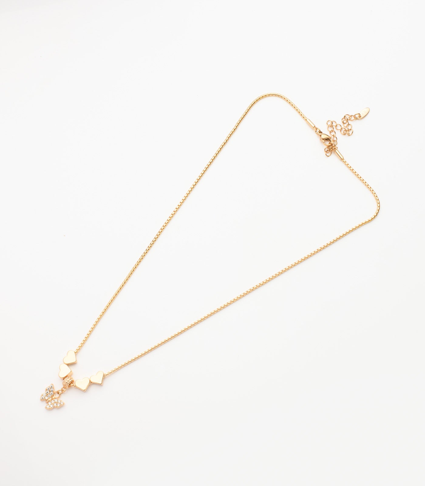 Heartiefly Necklace (Brass)