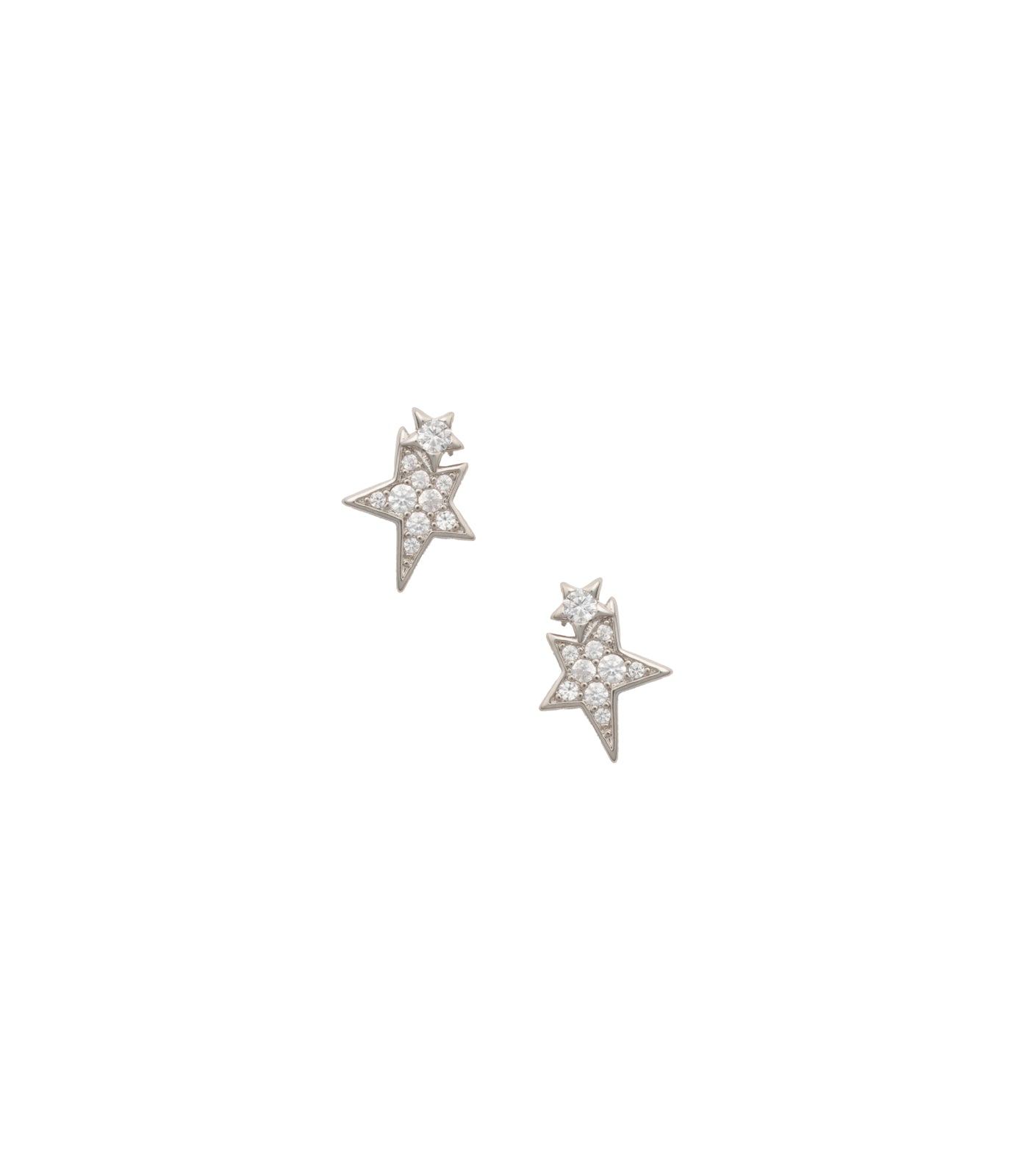 Fancy Twin Star Studs (Brass)