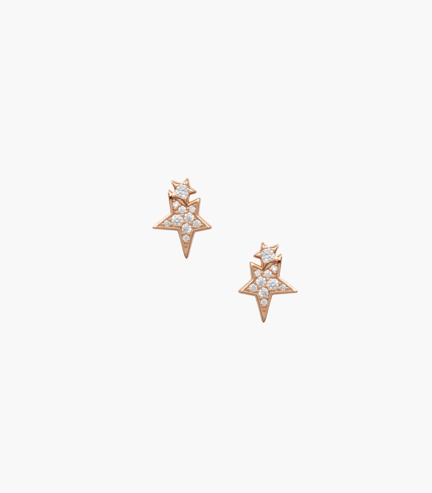 Fancy Twin Star Studs (Brass)