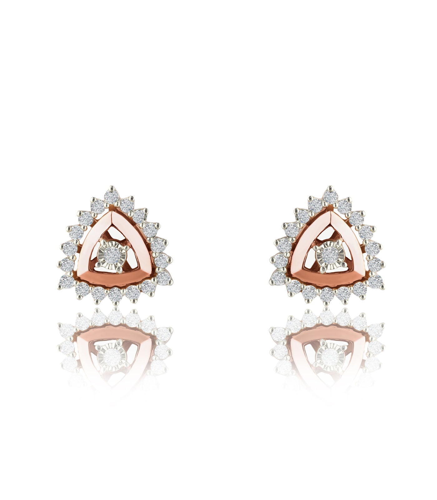 Diamond Passion Petals Earrings