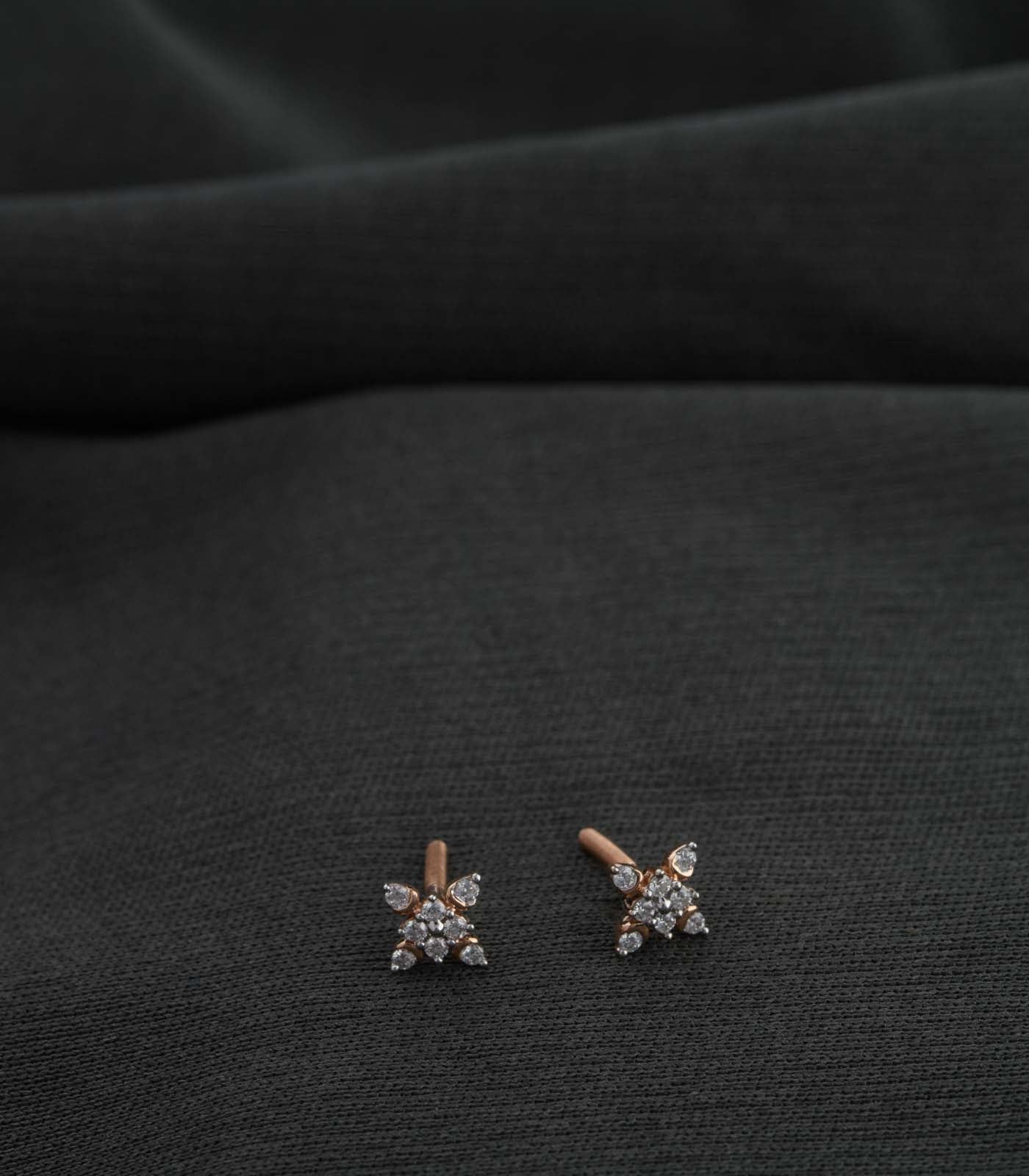Diamond StarGlint Earrings