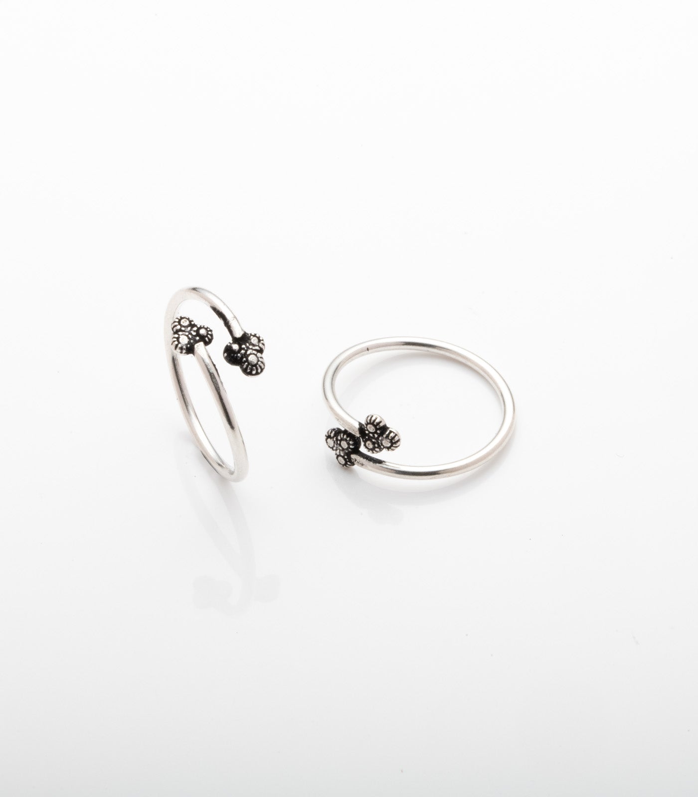 Fancy Toe Rings (Silver)