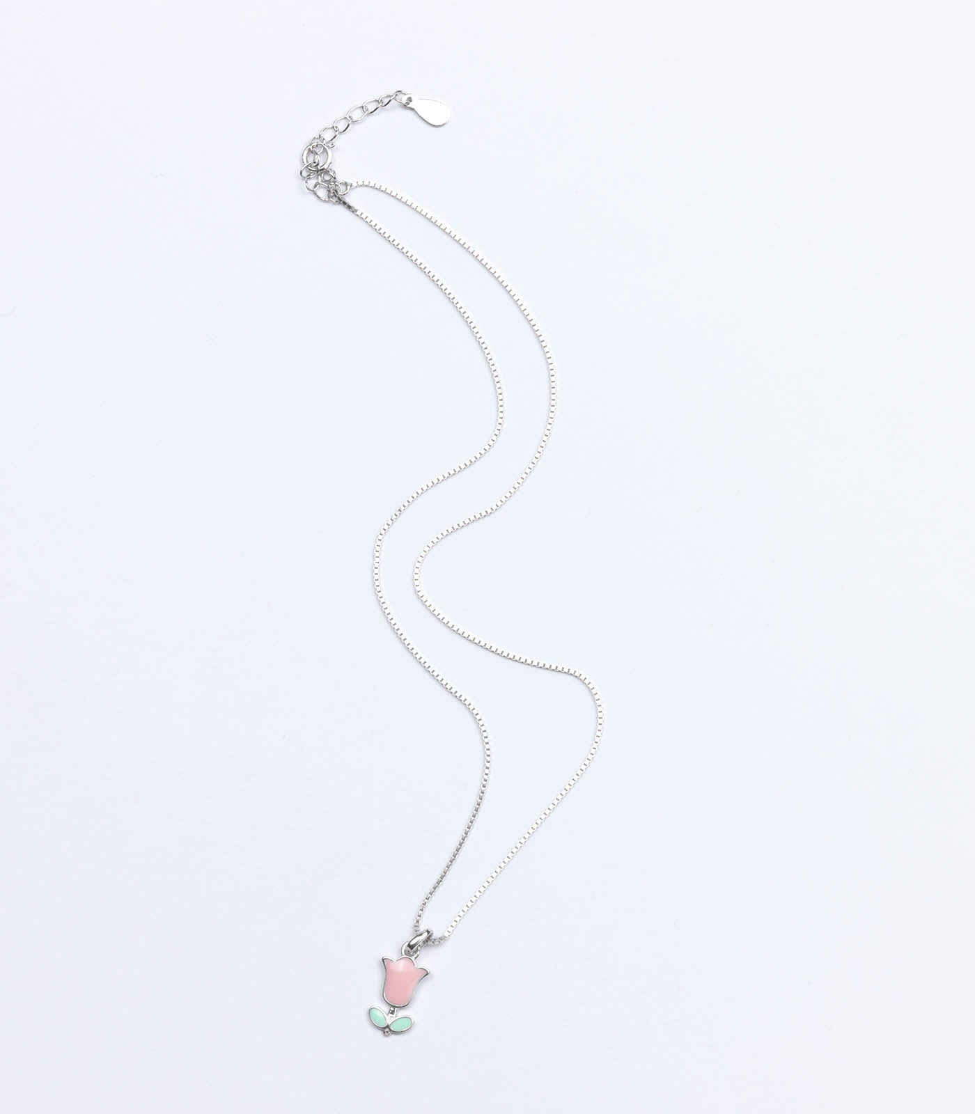 Rose Necklace (Silver)