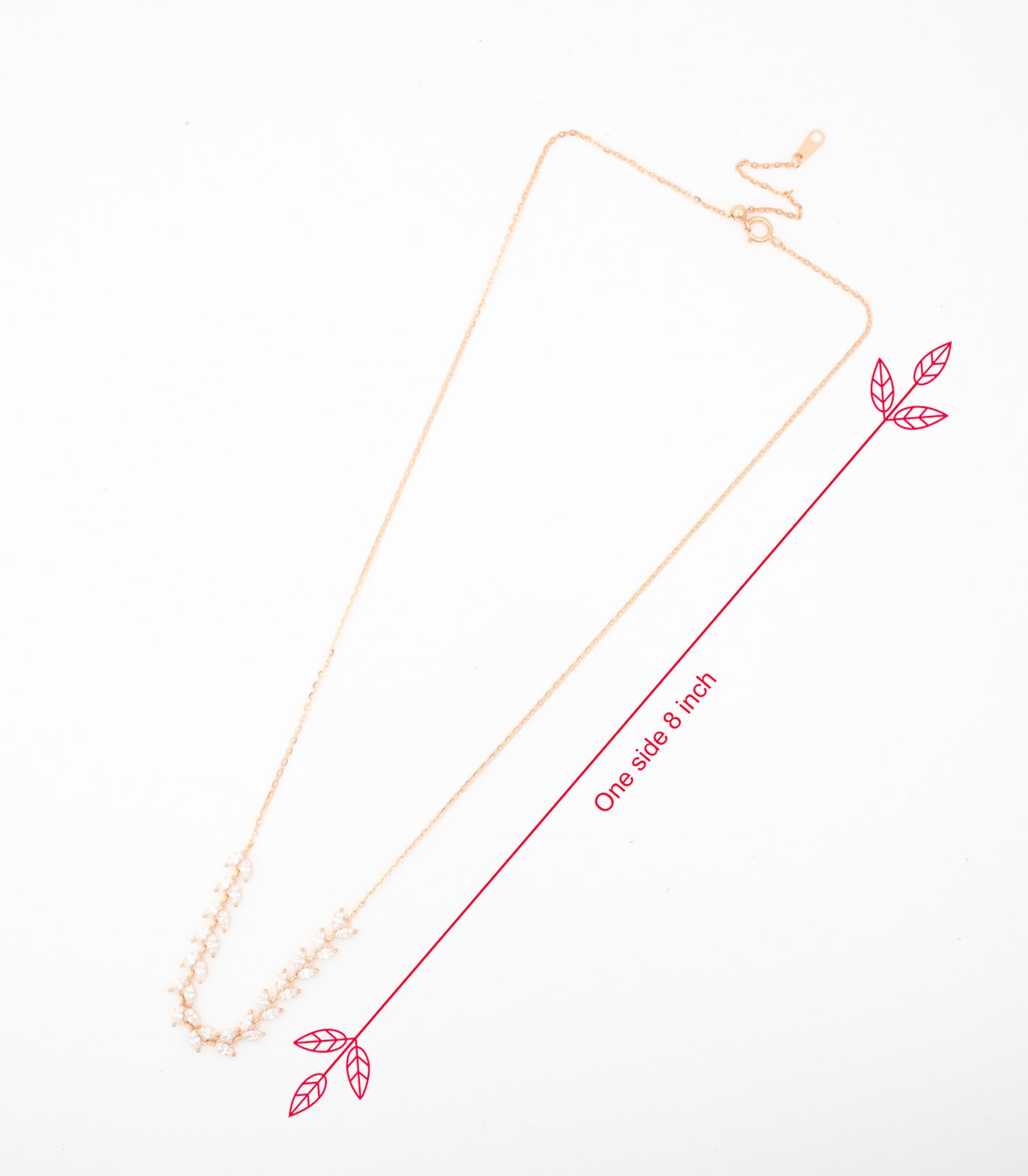 Garland Of Leaves Necklace (Silver)