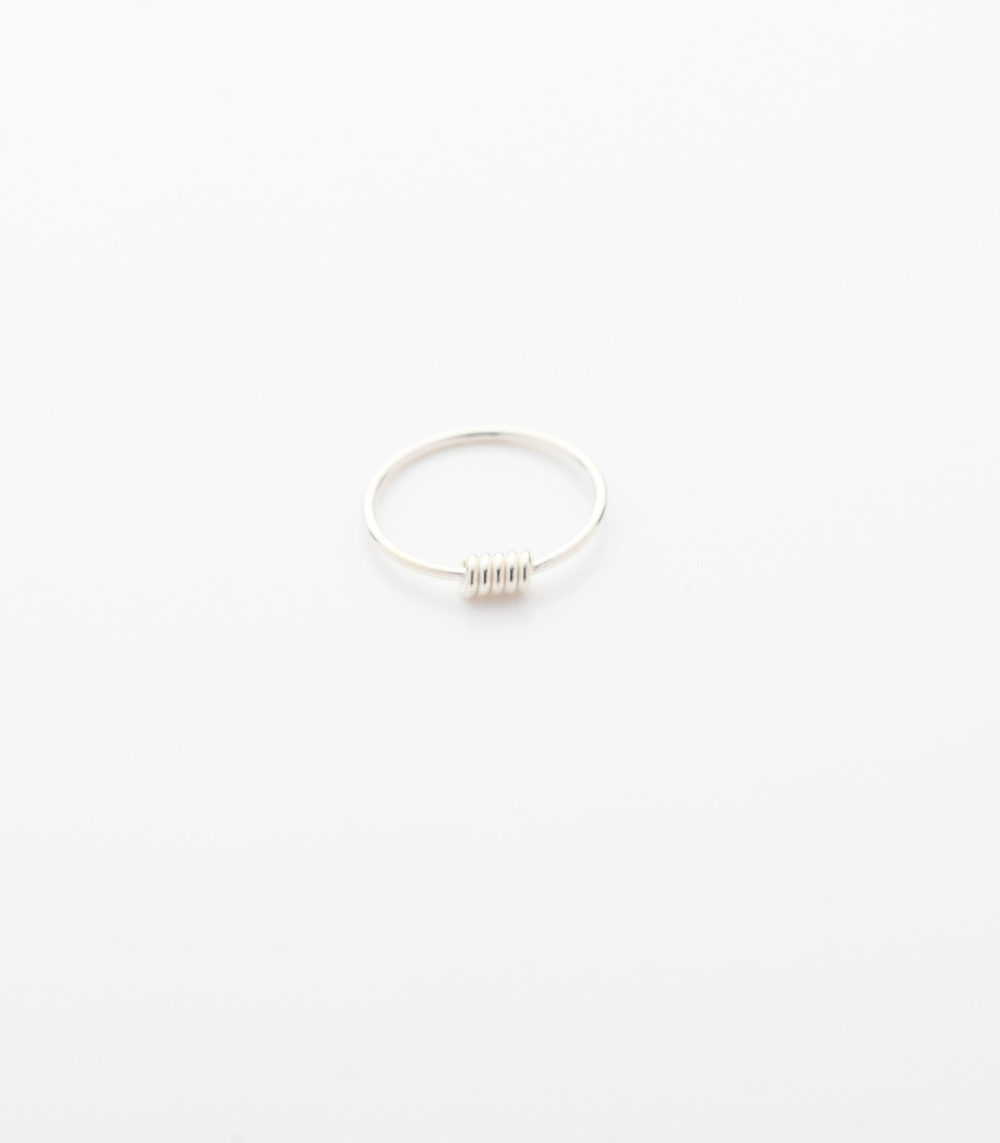 Silver Simple Spiral Nose Ring