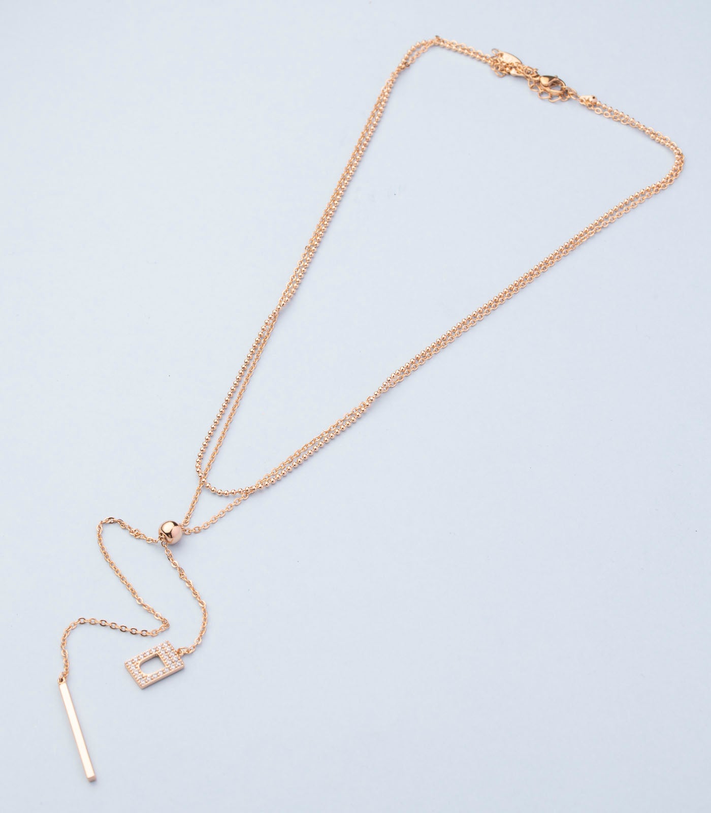 Lock and Key necklace (Brass)