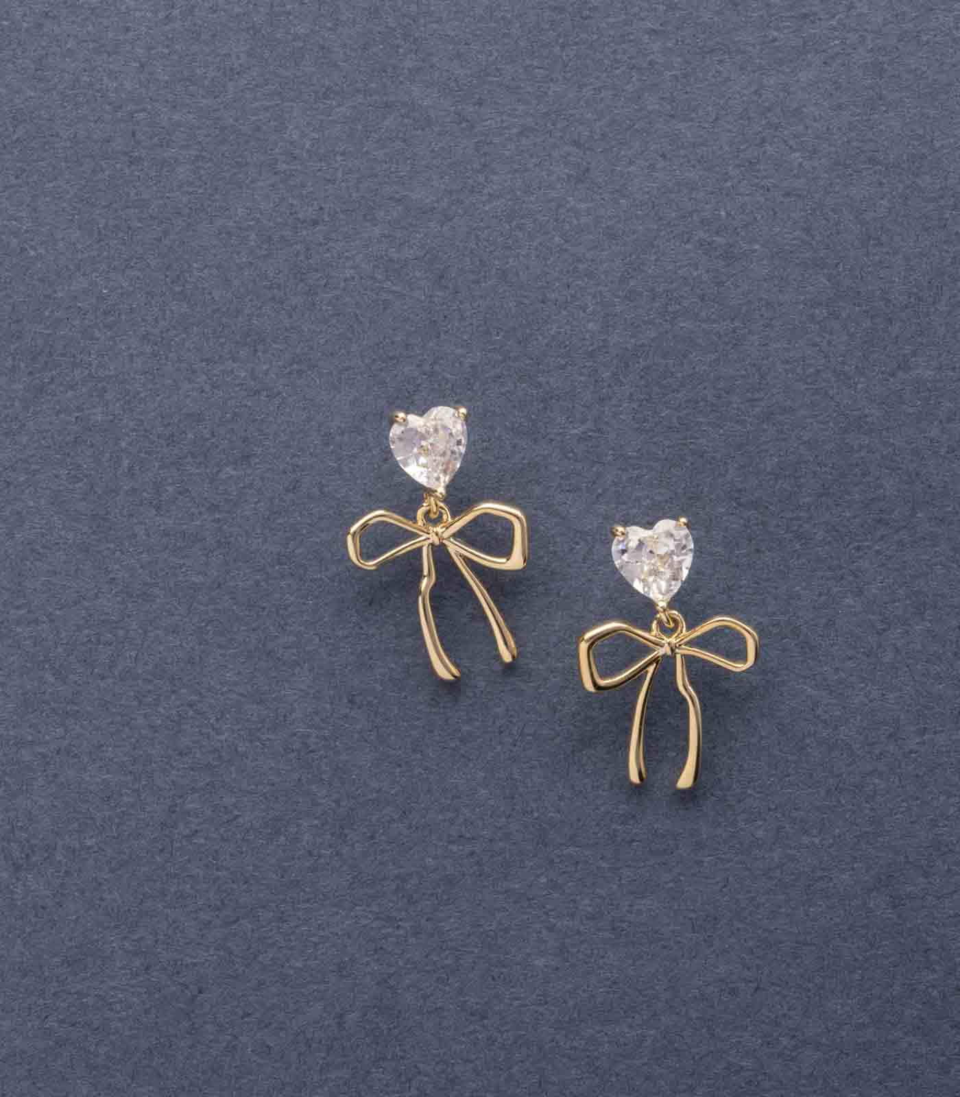 14k Carly Birthstone Bow Earrings – Forari