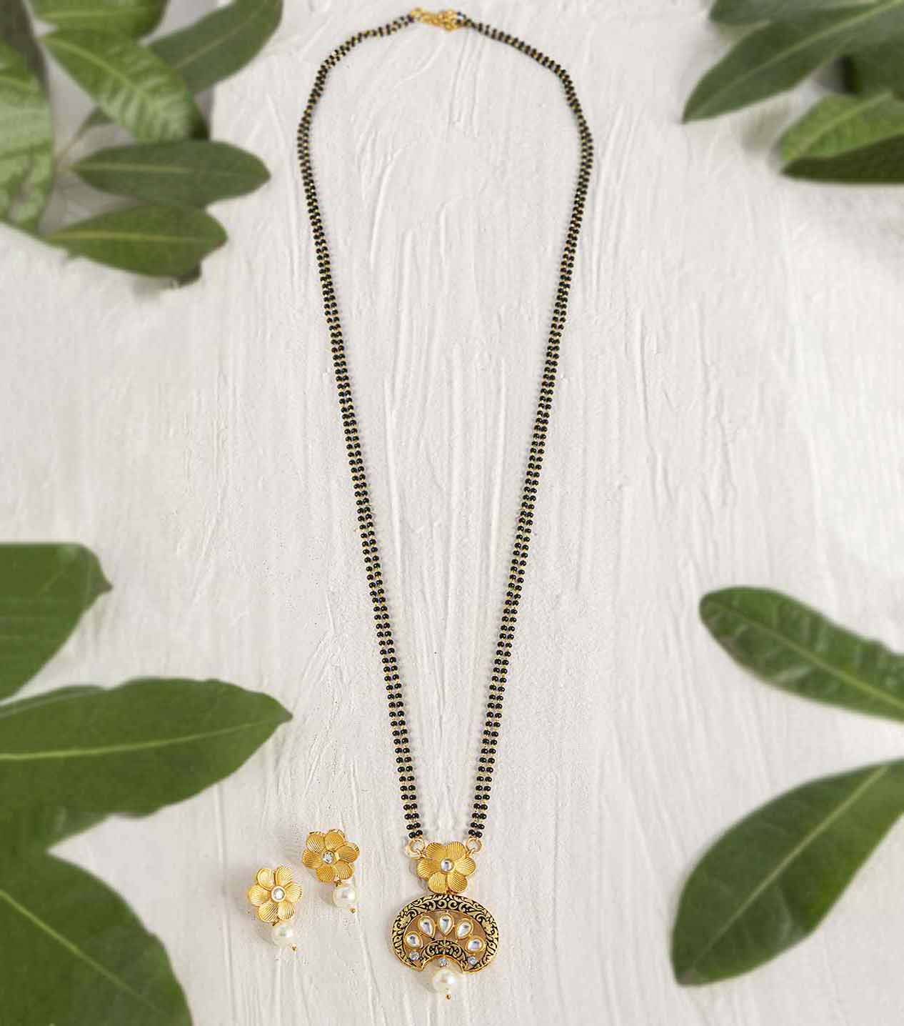 Gold polish clearance mangalsutra