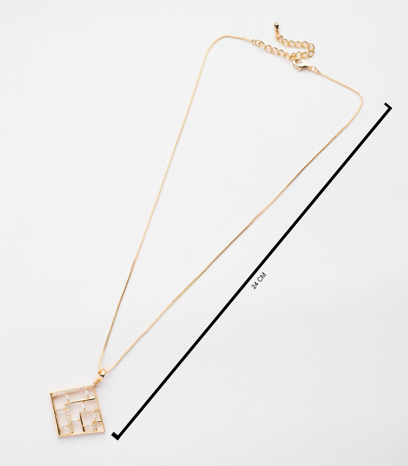 Trendy Intricated Pendant (Brass)